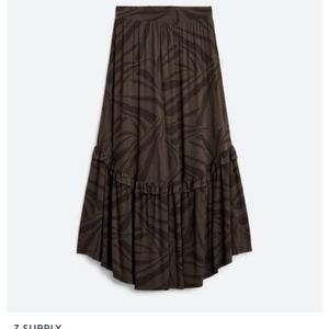 Stitch Fix Z Supply Leisel Tropical Zebra Skirt